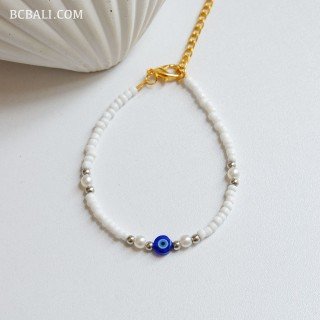 Best Quality Evil Eyes Beads Bracelet Premium Handmade in Bali